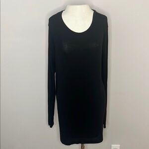 Brandy Melville On Size Black Long Sleeve Dress